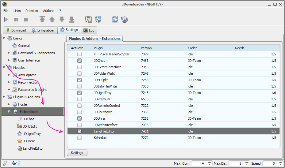 Can I schedule downloads in JDownloader 2?